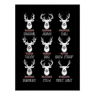 Deer Hunter Buck Lovers All Shanta Poster