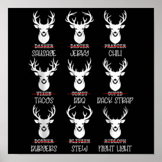 Deer Hunter Buck Lovers All Shanta Poster