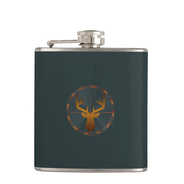 Deer Hunter Hip Flask (Front)