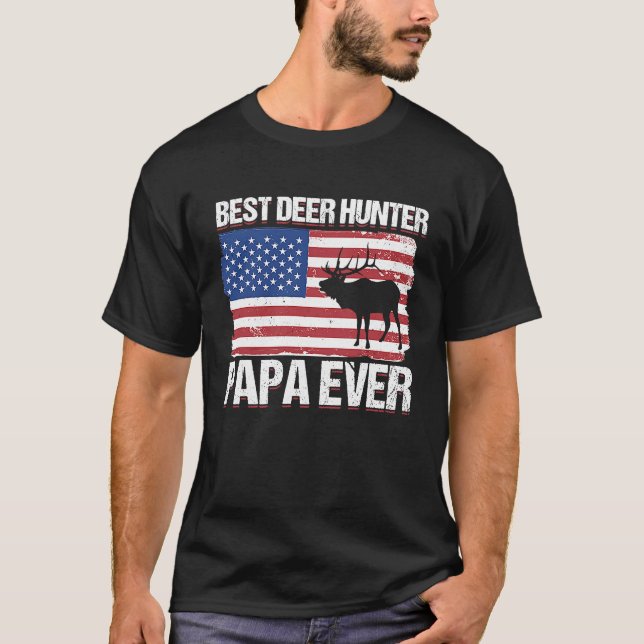 Deer Hunter Hunting Season Father Huntsman Dad  2 T-Shirt (Front)