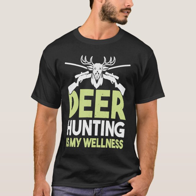 Deer Hunter Hunting Season Huntsman  1 T-Shirt (Front)