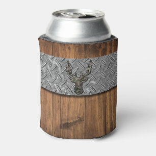 Deer Hunter Image Add Custom Name Can Cooler