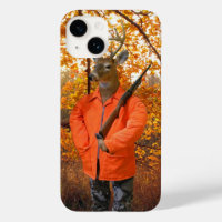 Deer Hunter In Woods