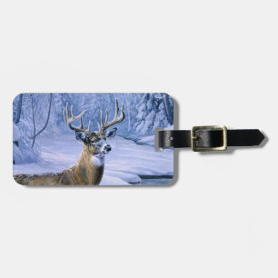 Deer Hunter Luggage Tag