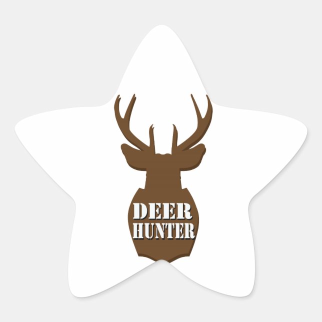 Deer Hunter Star Sticker (Front)