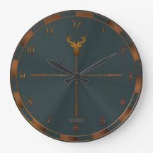 Deer Hunter Wall Clock