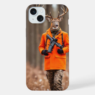 Deer Hunter With Rifle iPhone 15 Plus Case