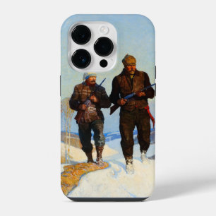 Deer Hunters by Newell Convers Wyeth iPhone 14 Pro Case