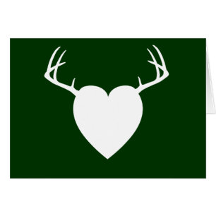 Deer Hunting Antlers heart