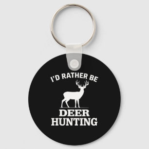 Deer Hunting Art For Men Women Buck Elk Hunter Dee Key Ring
