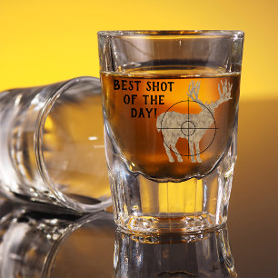 Deer Hunting Best Shot of the Day Shot Glass