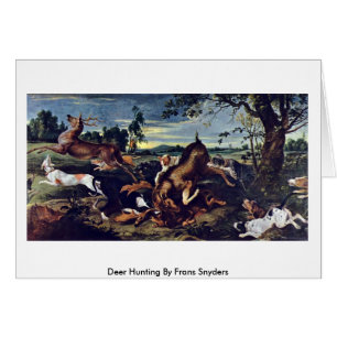 Deer Hunting By Frans Snyders