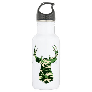 Deer Hunting Camo Buck 532 Ml Water Bottle