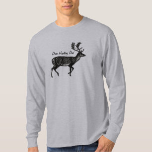 Deer Hunting Dad Custom Name or Slogan T-Shirt