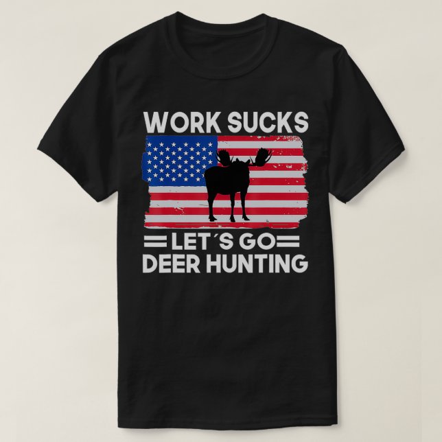 Deer Hunting Design, Deerhunter  T-Shirt (Design Front)