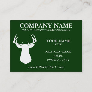 DEER HUNTING ENTHUSIAST - Business Card Template