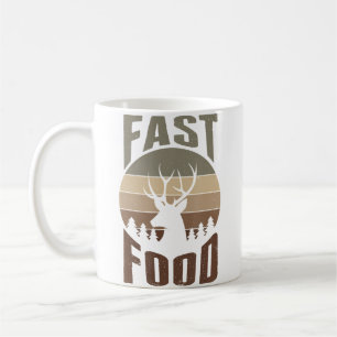 Deer Hunting Fast Food Funny For Hunters Coffee Mug