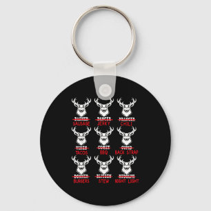 Deer Hunting Gift Hunter Of All Santa's Reindeer Key Ring
