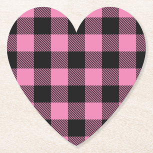 Deer Hunting Lodge Baby Shower Antlers Girl Pink Paper Coaster