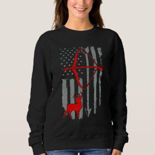 Deer Hunting Shirt American Flag Bow Hunting Hunte