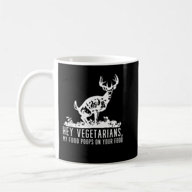 Deer hunting shirt For Men Women Funny Gift Hunter Coffee Mug (Left)