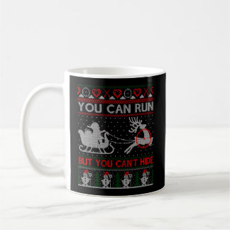 Deer Hunting Shirt Santa Hunter Ugly Christmas Swe Coffee Mug