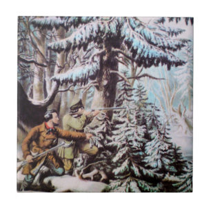 Deer Hunting Tile