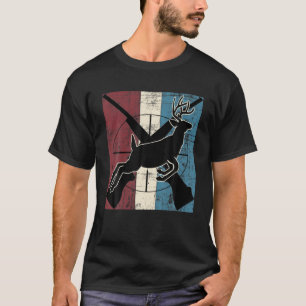 Deer Hunting Vintage Gift For Deer Hunter Hunting T-Shirt