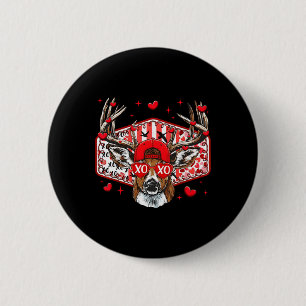 Deer Hunting Xoxo Valentine Buck Boys Cap Men Wome 6 Cm Round Badge