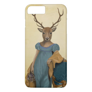 Deer In Blue Dress 2 iPhone 8 Plus/7 Plus Case