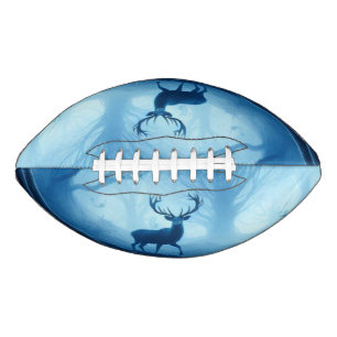 Deer in Dark Forest of Blue Haze Football