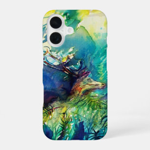 DEER IN GREEN WOODLAND iPhone 16 CASE