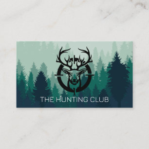 Deer in Hunting Scopes Business Card