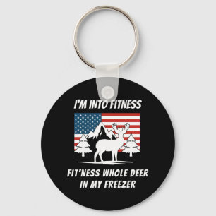 Deer In My Freezer - Deer Hunter Deer Hunting Key Ring