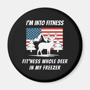 Deer In My Freezer - Deer Hunter Deer Hunting Magnet