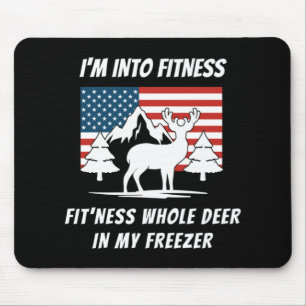 Deer In My Freezer - Deer Hunter Deer Hunting Mouse Pad