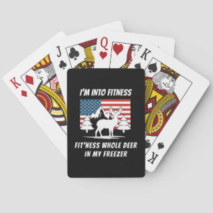 Deer In My Freezer - Deer Hunter Deer Hunting Playing Cards