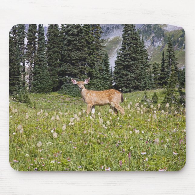 Deer in Paradise Park Mouse Pad (Front)