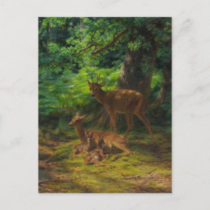Deer in Repose by Rosa Bonheur Postcard
