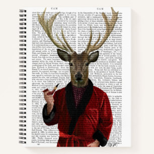 Deer in Smoking Jacket Notebook