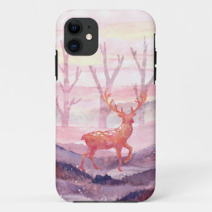 Deer in the forest iPhone 11 case