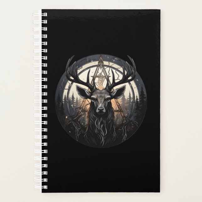 Deer in the forest gothic planner (Front)