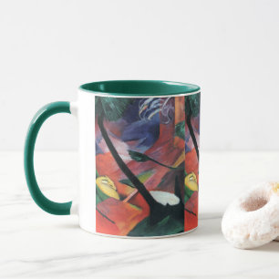 Deer in the Forest II by Franz Marc; Reh im Walde Mug