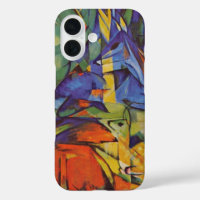 Deer in the Forest II by Franz Marc, Vintage Art