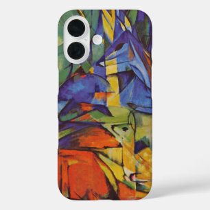 Deer in the Forest II by Franz Marc, Vintage Art iPhone 16 Case