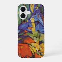 Deer in the Forest II by Franz Marc, Vintage Art