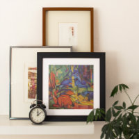 Deer in the Forest II by Franz Marc, Vintage Art