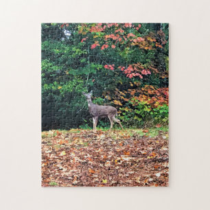 Deer in the Forest, Oregon Jigsaw Puzzle