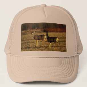Deer In the Morning Meadow Trucker Hat