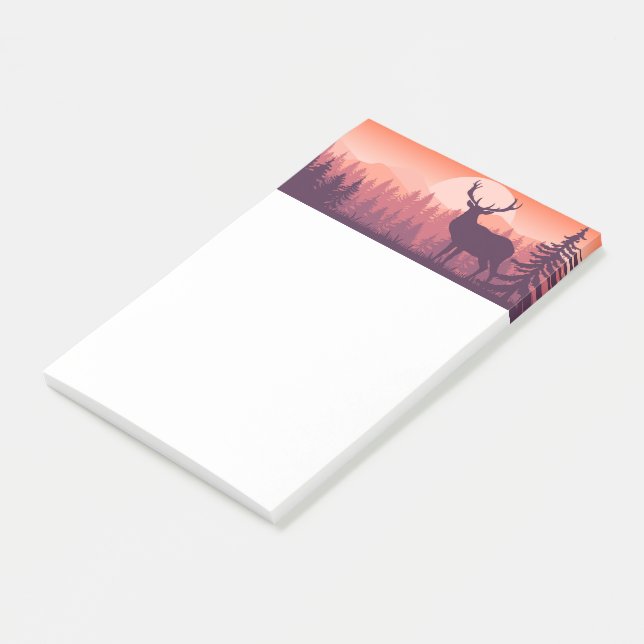 Deer in the Wilderness Post-it Notes (Angled)